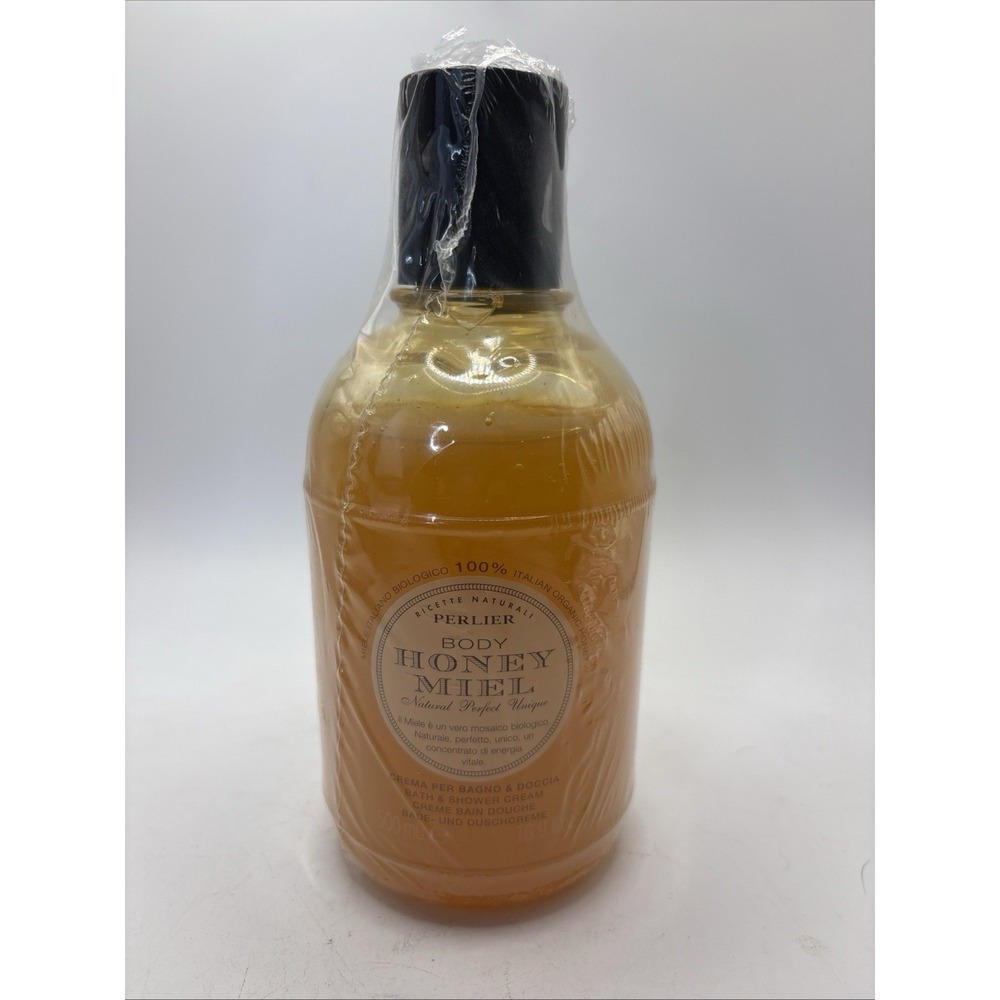 Perlier Body Honey Miel Bath & Shower Cream 16.9 Fl. Oz. NEW